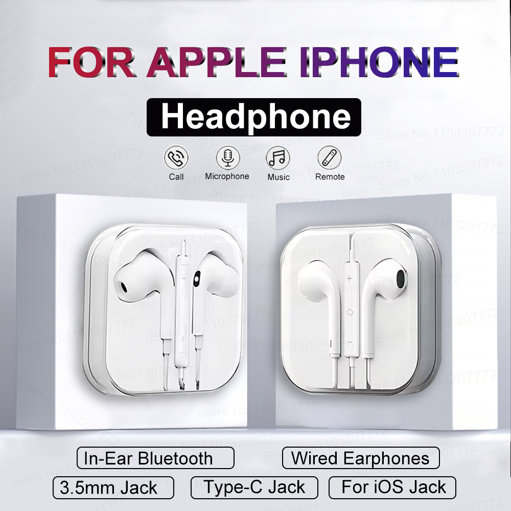 Wired Earphone Lightning - Apple Kulaklıklar iPhone 17 16 15