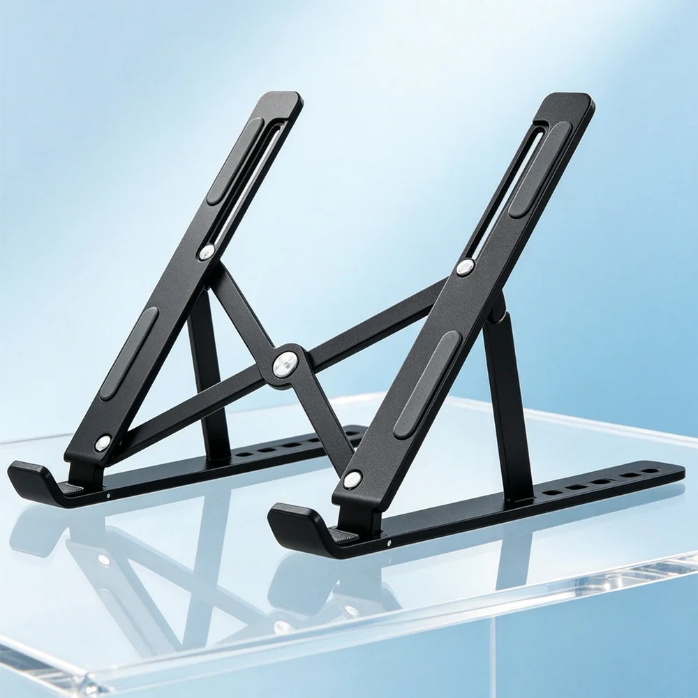 Cooling Stand Tablet - Alüminyum Alaşımlı, Katlanabilir, Kaymaz Dizüstü Bilgisayar