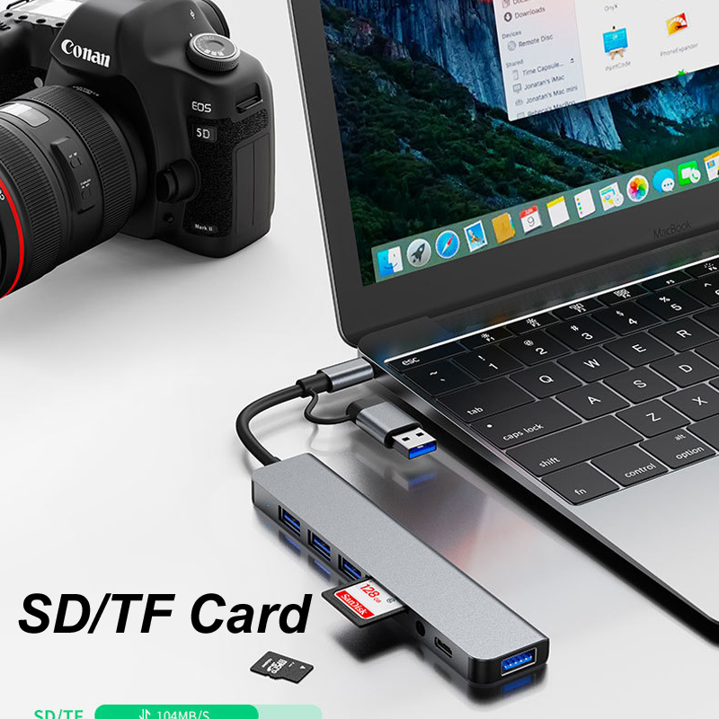 8'i 1 Arada USB TYPE-C 3.0 HUB - Usb Hub Type C incelemesi ve fiyatı